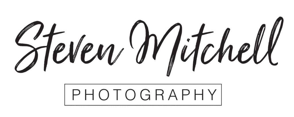 Steven Mitchell Photography logo in elegant script font